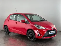 Red Used 2019 Toyota Yaris Hatchback | £10,200 (Fair price)