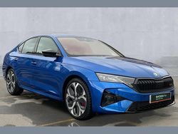 Race blue New 2025 Skoda Octavia vRS Hatchback | £32,282 (Fair price)