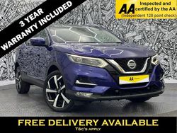Blue Used 2019 Nissan Qashqai Tekna SUV | £15,295 (Fair price)
