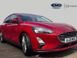 Red Used 2021 Ford Focus Titanium X Hatchback | £15,195 (Fair price)