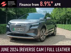 Grey Used 2024 Audi Q4 e-tron Sport SUV | £29,375
