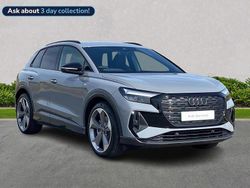 Grey Used 2024 Audi Q4 e-tron Black Edition SUV | £36,358 (Good price)