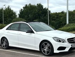 White Used 2015 Mercedes E250 Premium Sedan | £15,650 (Fair price)