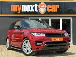Red Used 2015 Land Rover Range Rover Sport Autobiography Dynamic SUV | £23,995 (A bit pricey)