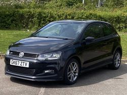 Black Used 2017 VW Polo R-line Hatchback | £7,900 (A bit pricey)