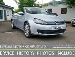 Silver Used 2015 VW Golf Cabriolet S Cabriolet | £7,990 (Fair price)