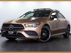 Gold Used 2022 Mercedes CLA250e AMG line Sedan | £28,900 (Expensive)