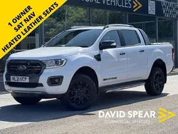 Frozen white (solid paint) Used 2021 Ford Ranger Wildtrack Pickup | £17,990 (Good price)