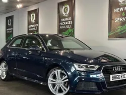 Blue Used 2016 Audi A3 S-Line Hatchback | £8,490 (Fair price)