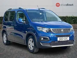 Blue Used 2021 Peugeot Rifter Allure Premium MPV | £12,190 (Super price)