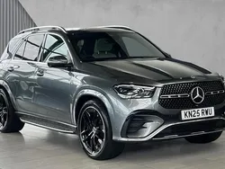 Selenite grey metallic Used 2025 Mercedes GLE450 AMG AMG line SUV | £69,980 (Fair price)