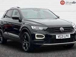Metallic deep black pearl Used 2021 VW T-Roc Black Edition SUV | £15,800 (Fair price)