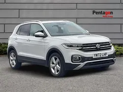 White Used 2023 VW T-Cross SEL SUV | £16,900 (Fair price)