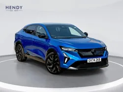 Twotone summit blue with diamond black roof Used 2025 Renault Rafale Iconic Esprit Alpine SUV | £34,499 (Expensive)