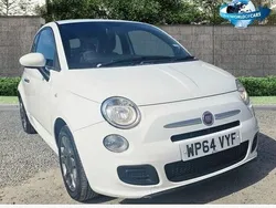 White Used 2014 Fiat 500 S Hatchback | £3,449 (Fair price)