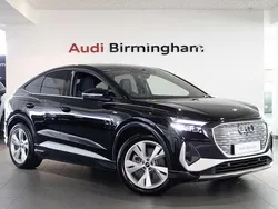 Black Used 2024 Audi Q4 e-tron S-Line SUV | £35,750 (Super price)