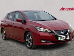Red Used 2021 Nissan Leaf Tekna Hatchback | £9,975 (Fair price)