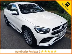 White Used 2021 Mercedes GLC220 AMG Line Premium Coupe | £30,990 (Fair price)