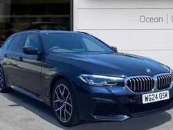 Black Used 2024 BMW 530e M Sport Estate | £34,450 (Fair price)