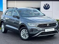 Grey Used 2024 VW T-Roc Life SUV | £20,990 (Fair price)