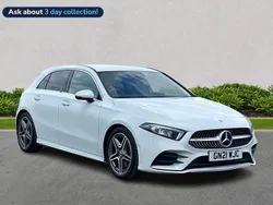 White Used 2021 Mercedes A220 AMG line Hatchback | £19,899 (Fair price)