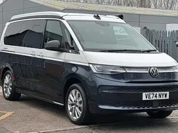 Candy white upper / starlight blue lower Used 2024 VW California California Van | £74,290 (Expensive)