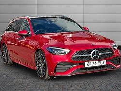 Patagonia red Used 2024 Mercedes C300 AMG Line Premium Plus Estate | £37,890 (Expensive)