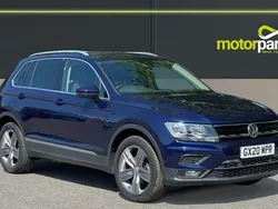 Blue Used 2020 VW Tiguan Match SUV | £20,750 (Fair price)