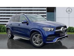 Blue Used 2021 Mercedes GLE350 AMG line SUV | £40,724 (Fair price)