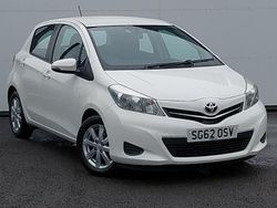 White Used 2012 Toyota Yaris Multidrive S Hatchback | £8,998 (A bit pricey)