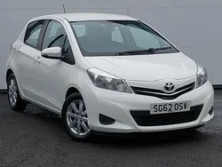 White Used 2012 Toyota Yaris Multidrive S Hatchback | £9,498 (A bit pricey)