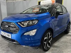 Blue Used 2020 Ford Ecosport ST-Line SUV | £12,995 (Fair price)