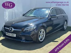 Black Used 2019 Mercedes C300 AMG line Estate | £17,950 (Good price)