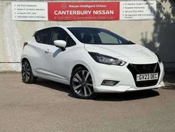 White Used 2023 Nissan Micra Tekna Hatchback | £15,799 (Fair price)