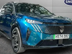 Blue New 2025 Peugeot e-5008 GTi SUV | £37,860
