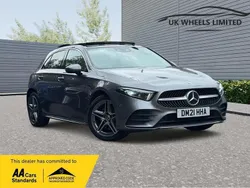 Grey Used 2021 Mercedes A250 AMG Line Premium Plus Hatchback | £20,290 (A bit pricey)