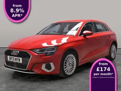 Red Used 2021 Audi A3 Sportback e-tron Sport Sedan | £13,383 (Fair price)