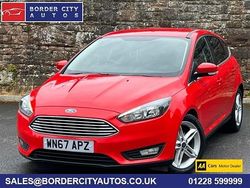 Red Used 2017 Ford Focus Zetec Hatchback | £8,995 (Fair price)