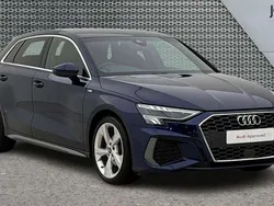 Blue Used 2022 Audi A3 S-Line Hatchback | £20,197 (A bit pricey)