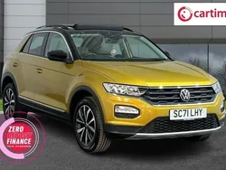 Yellow Used 2021 VW T-Roc Design SUV | £16,187 (Good price)