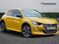 Yellow Used 2022 Peugeot 208 GT Hatchback | £16,249 (Fair price)