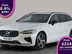 White Used 2021 Volvo V60 R-Design Estate | £15,269