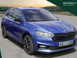 Race blue metallic Used 2025 Skoda Fabia Monte Carlo Hatchback | £19,844 (Expensive)