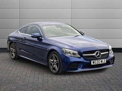 Blue Used 2020 Mercedes C200 AMG Line Premium Coupe | £22,990 (A bit pricey)
