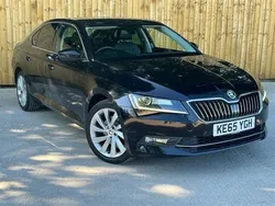 Black Used 2015 Skoda Superb SE L Executive Hatchback | £11,990 (A bit pricey)