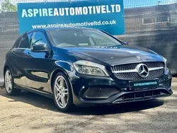 Black Used 2017 Mercedes A180 AMG line Hatchback | £9,495 (Fair price)