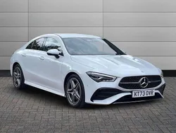 White Used 2024 Mercedes CLA200 Executive Coupe | £27,450 (Fair price)