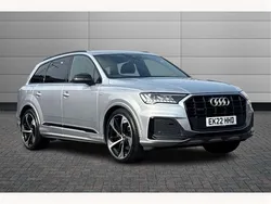 Silver Used 2022 Audi Q7 Black Edition SUV | £48,395 (Good price)
