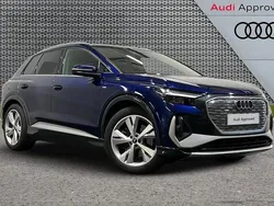 Blue Used 2022 Audi Q4 e-tron S-Line SUV | £26,995