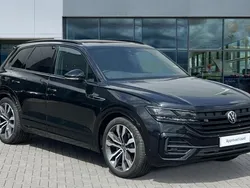 Deep black pearlescent Used 2022 VW Touareg Black Edition SUV | £46,673 (Fair price)